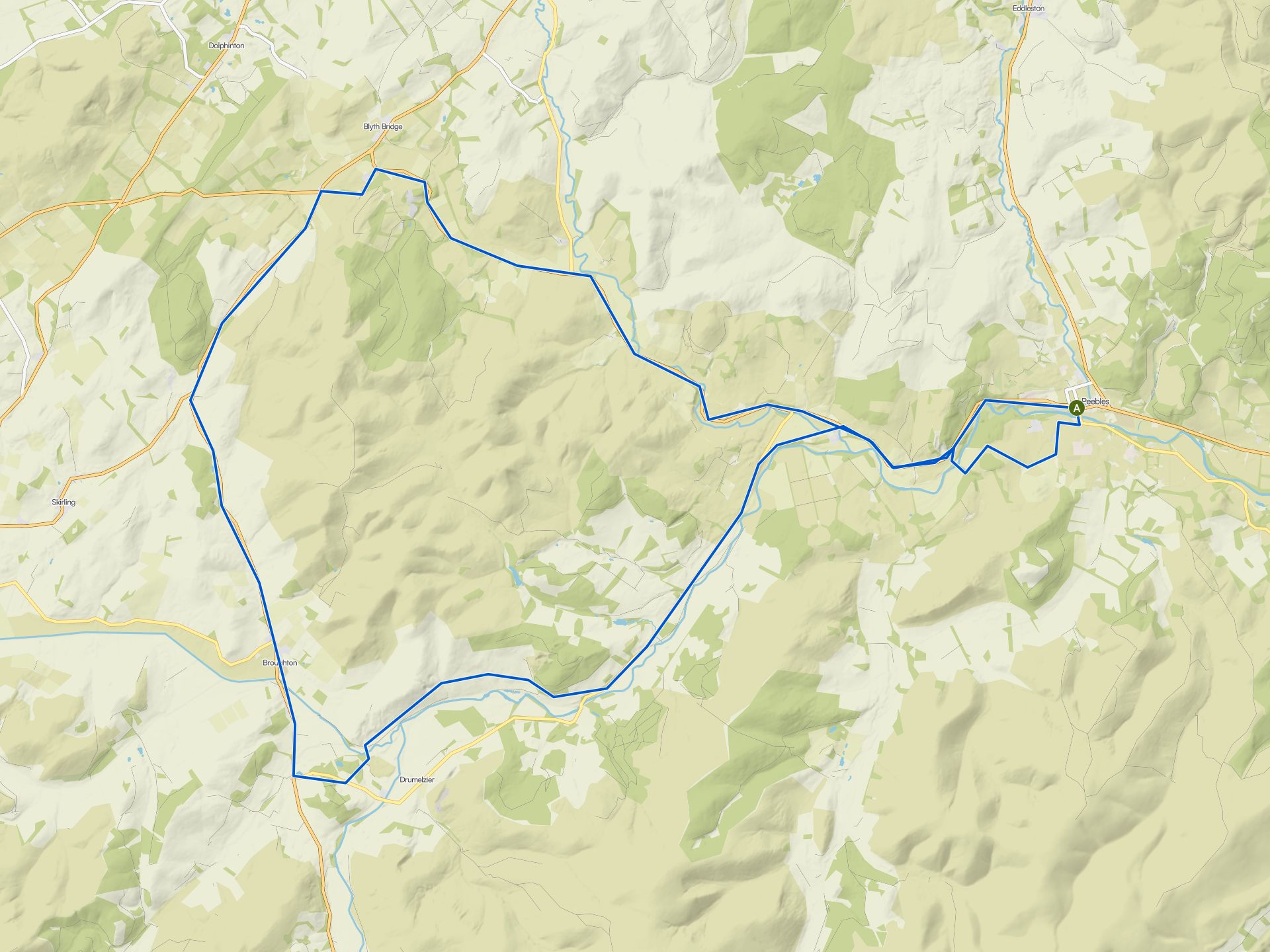 The best road cycling routes in Scottish Borders | Komoot
